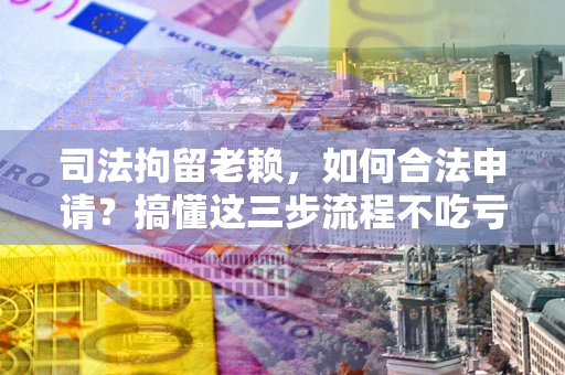 武汉司法拘留老赖，如何合法申请？搞懂这三步流程不吃亏！