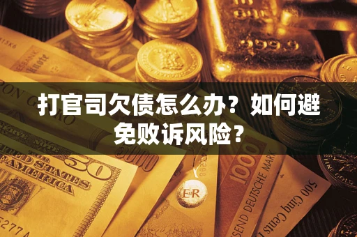 武汉打官司欠债怎么办？如何避免败诉风险？
