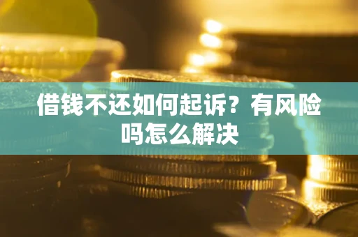 武汉借钱不还如何起诉？有风险吗怎么解决