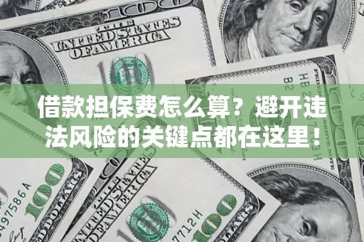 武汉借款担保费怎么算？避开违法风险的关键点都在这里！