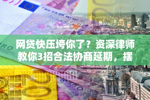 武汉网贷快压垮你了？资深律师教你3招合法协商延期，摆脱暴力催收！