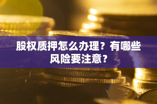 武汉股权质押怎么办理？有哪些风险要注意？