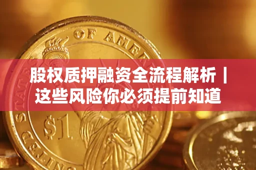 武汉股权质押融资全流程解析｜这些风险你必须提前知道
