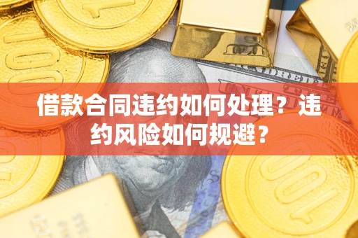 武汉借款合同违约如何处理？违约风险如何规避？