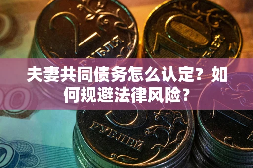 武汉夫妻共同债务怎么认定？如何规避法律风险？