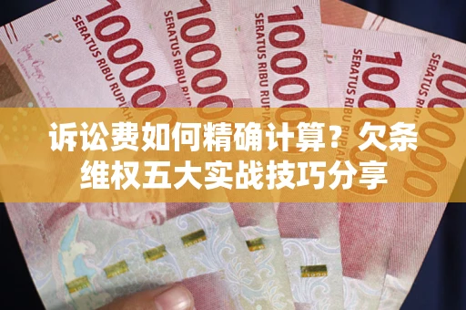 武汉诉讼费如何精确计算？欠条维权五大实战技巧分享