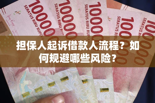 武汉担保人起诉借款人流程？如何规避哪些风险？
