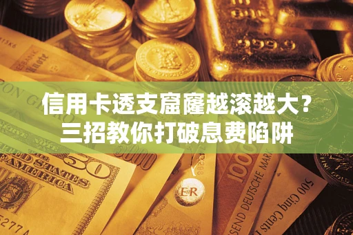 武汉信用卡透支窟窿越滚越大？三招教你打破息费陷阱
