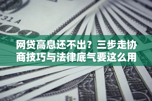 武汉网贷高息还不出？三步走协商技巧与法律底气要这么用